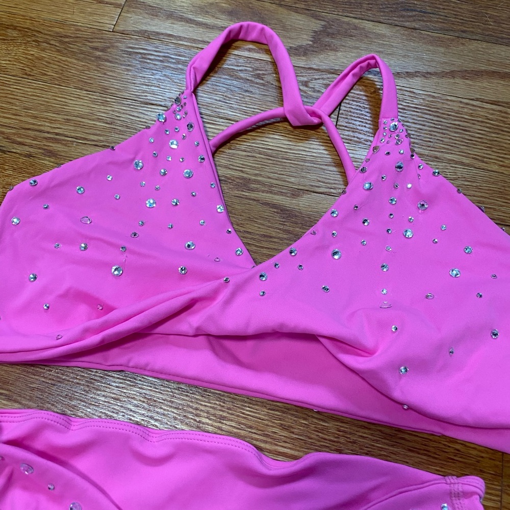 Custom Rhinestone Pro-Cheer Audition Outfit - M/L - Picture 8 of 8